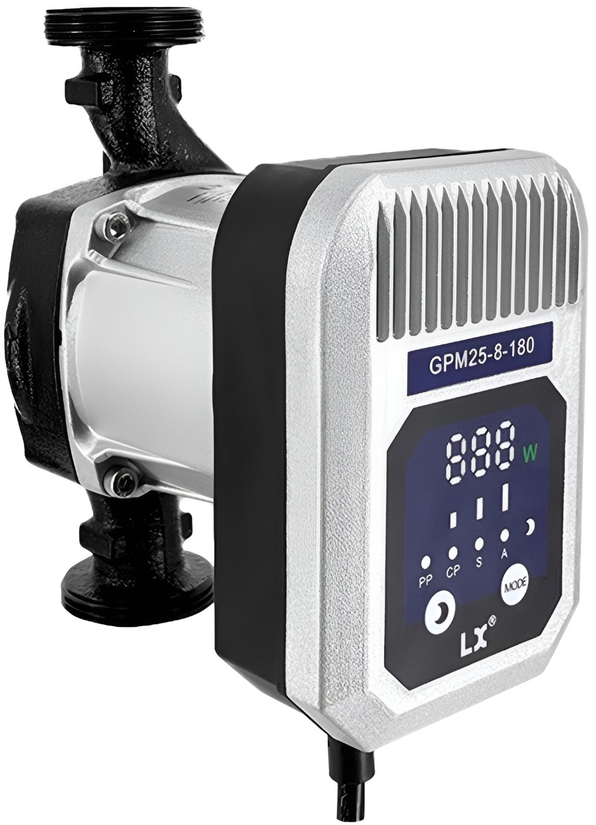 Енергозберігаючий циркуляційний насос Aquajoy GPM25-8-180, із частотним регулюванням та керуванням ШІМ