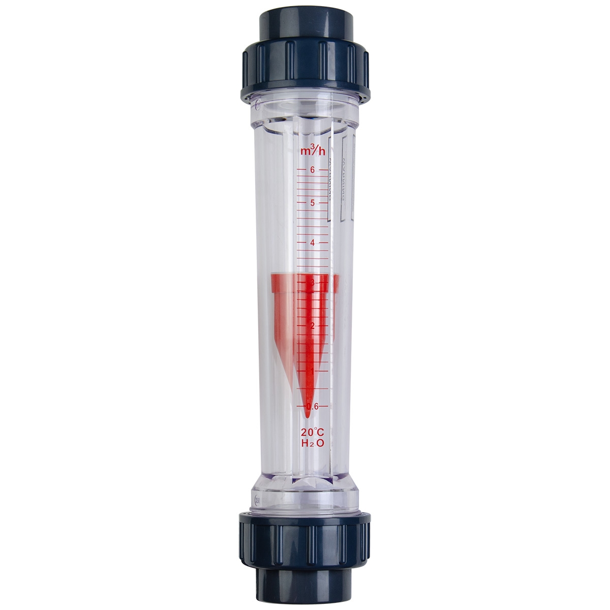 Ротаметр Aquaviva DN32 з внутрішньою різьбою d1-1/4" 600-6000 л/год